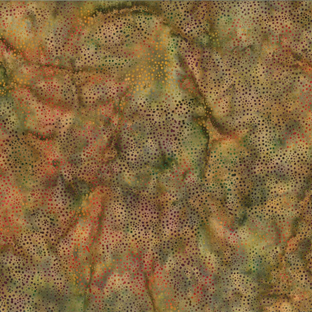 Fabric Hoffman Incense Bali Hand Painted Dots Batiks by the Quarter Yard 885-526